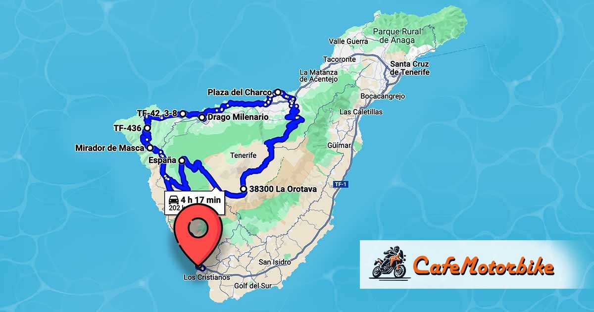 5) Scenic Motorbike Route: From Teide to Masca