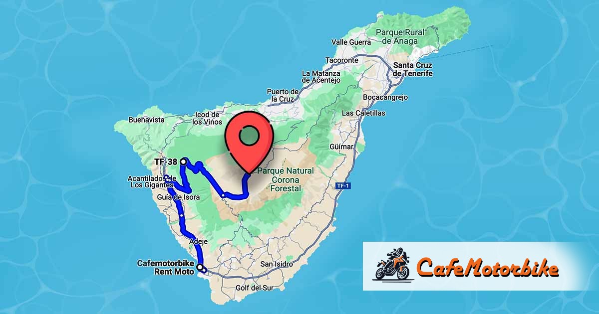 4) Motorbike Route to Teide with Cable Car